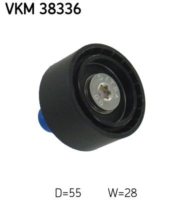 Vratná/vodiaca kladka rebrovaného klinového remeňa SKF VKM 38336