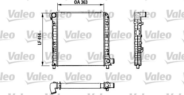 Radiator, racire motor VALEO 811383