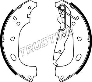 Zestaw szczęk hamulcowych TRUSTING 073.177
