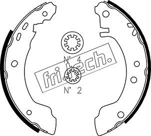 Zestaw szczęk hamulcowych FRI.TECH. 1067.184