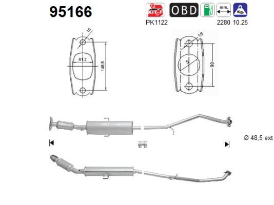 Katalizator AS 174100TA50
