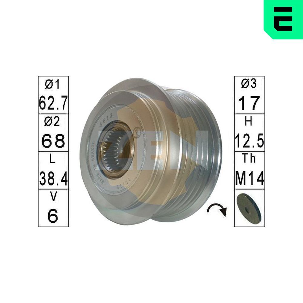 Sistem roata libera, generator ERA ZN5613