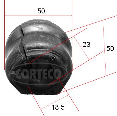 Zawieszenie, stabilizator CORTECO 49371890