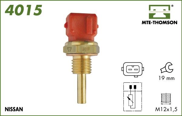 Czujnik, temperatura płynu chłodzącego MTE-THOMSON 4015