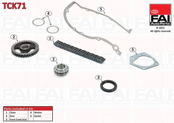 Distributiekettingset FAI AutoParts TCK71