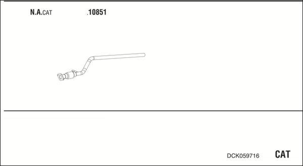 Układ wydechowy WALKER DCK059716
