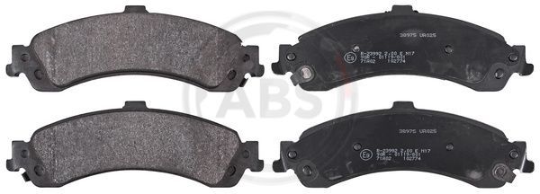 Zestaw klocków hamulcowych, hamulce tarczowe A.B.S. 38975