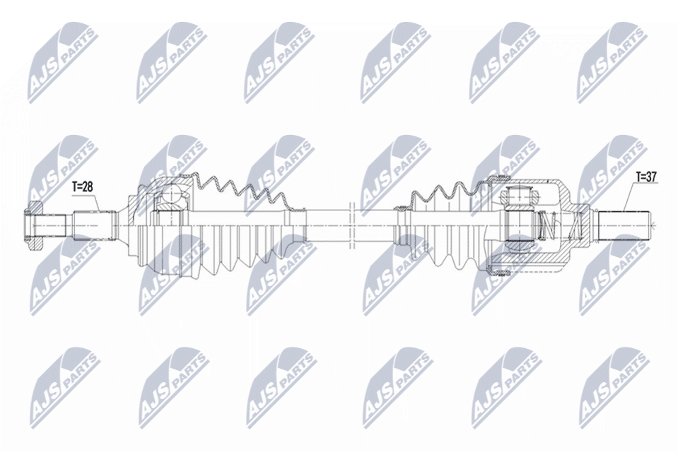 Wał napędowy NTY NPW-CT-156