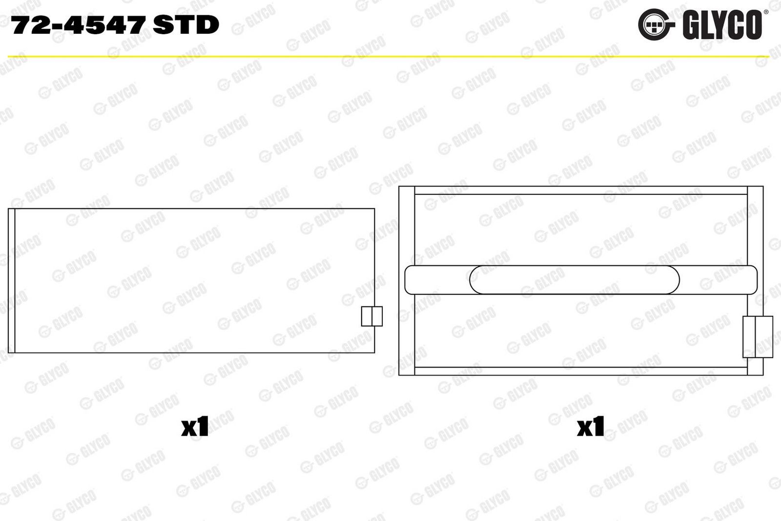 Cuzinet arbore cotit GLYCO 72-4547 STD