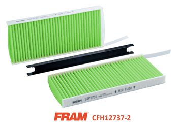 Filtr, wentylacja przestrzeni pasażerskiej FRAM CFH12737-2