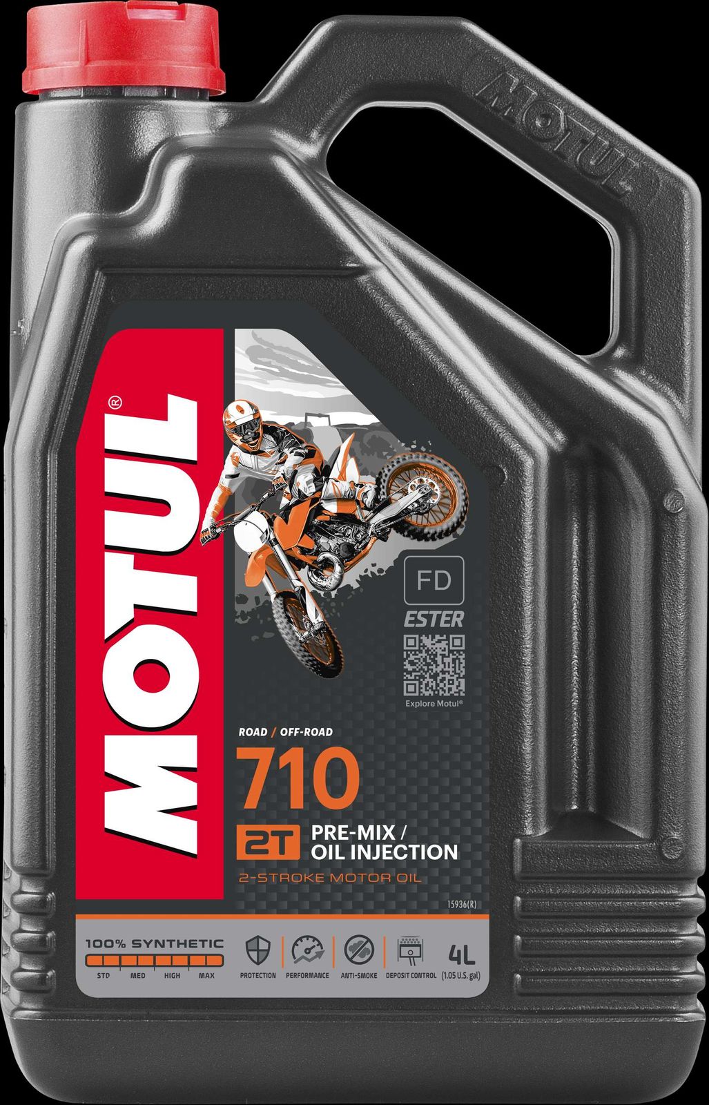 Motorový olej Motul 710 2T, 4L — Autodíly PEMA