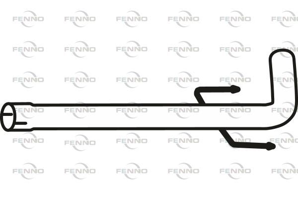 Rura wydechowa FENNO P36119