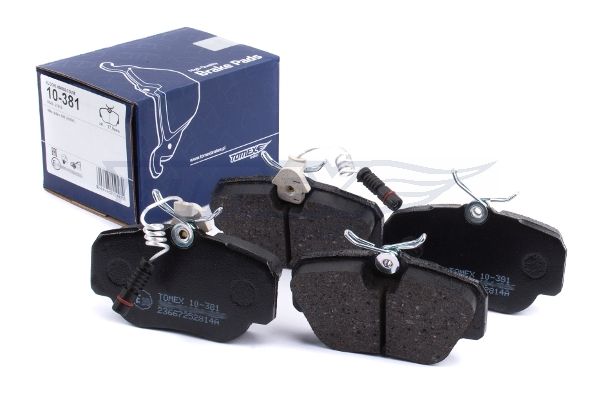 Levně Sada brzdových destiček, kotoučová brzda TOMEX Brakes 10-381