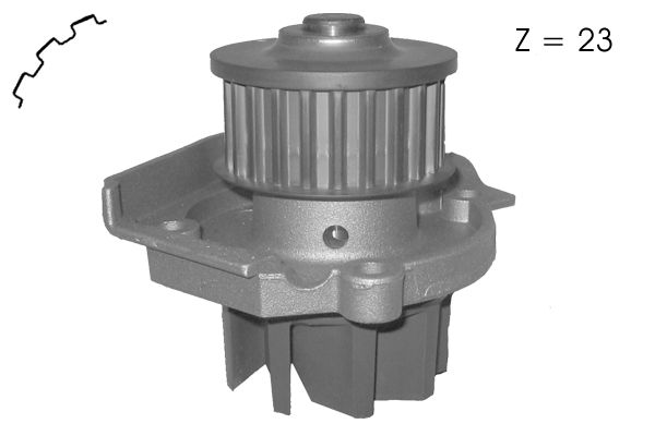 Pompe à eau, refroidissement du moteur