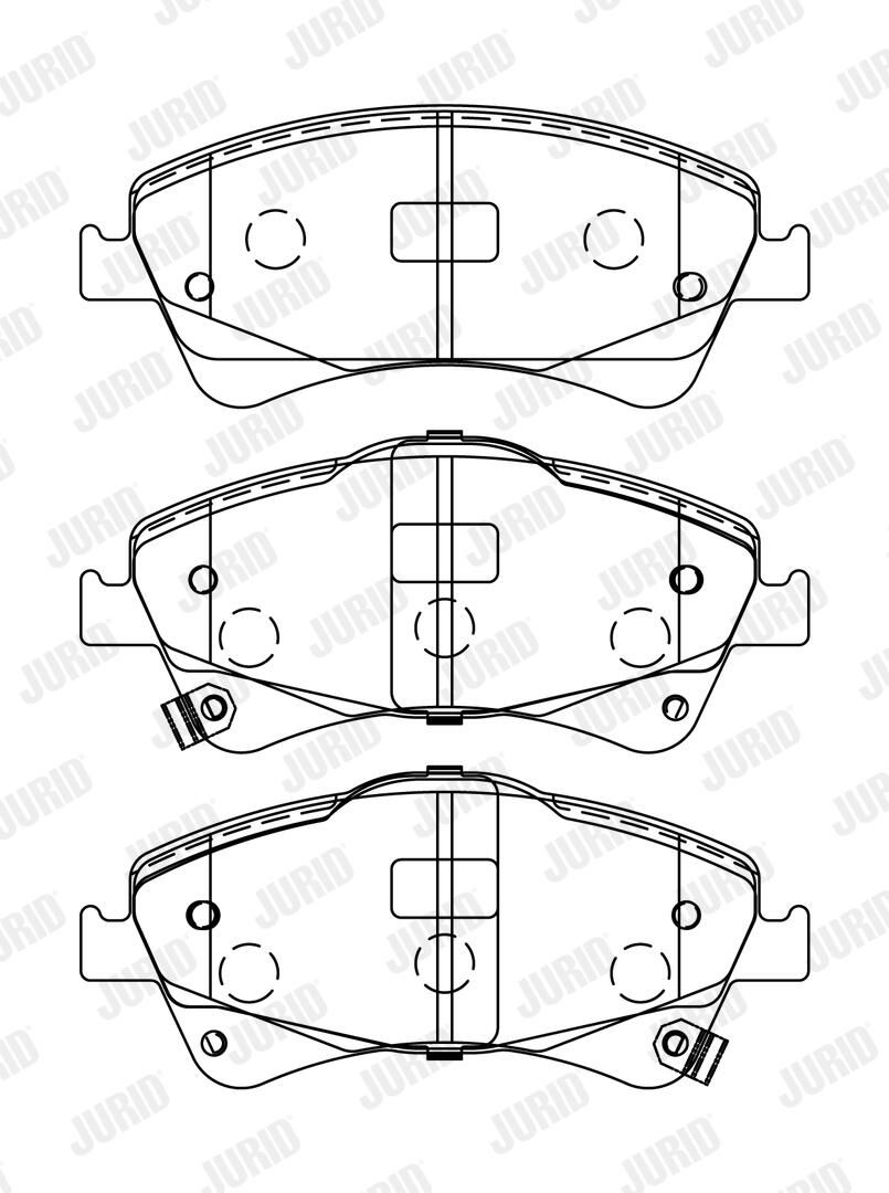 Piduriklotsi komplekt,ketaspidur