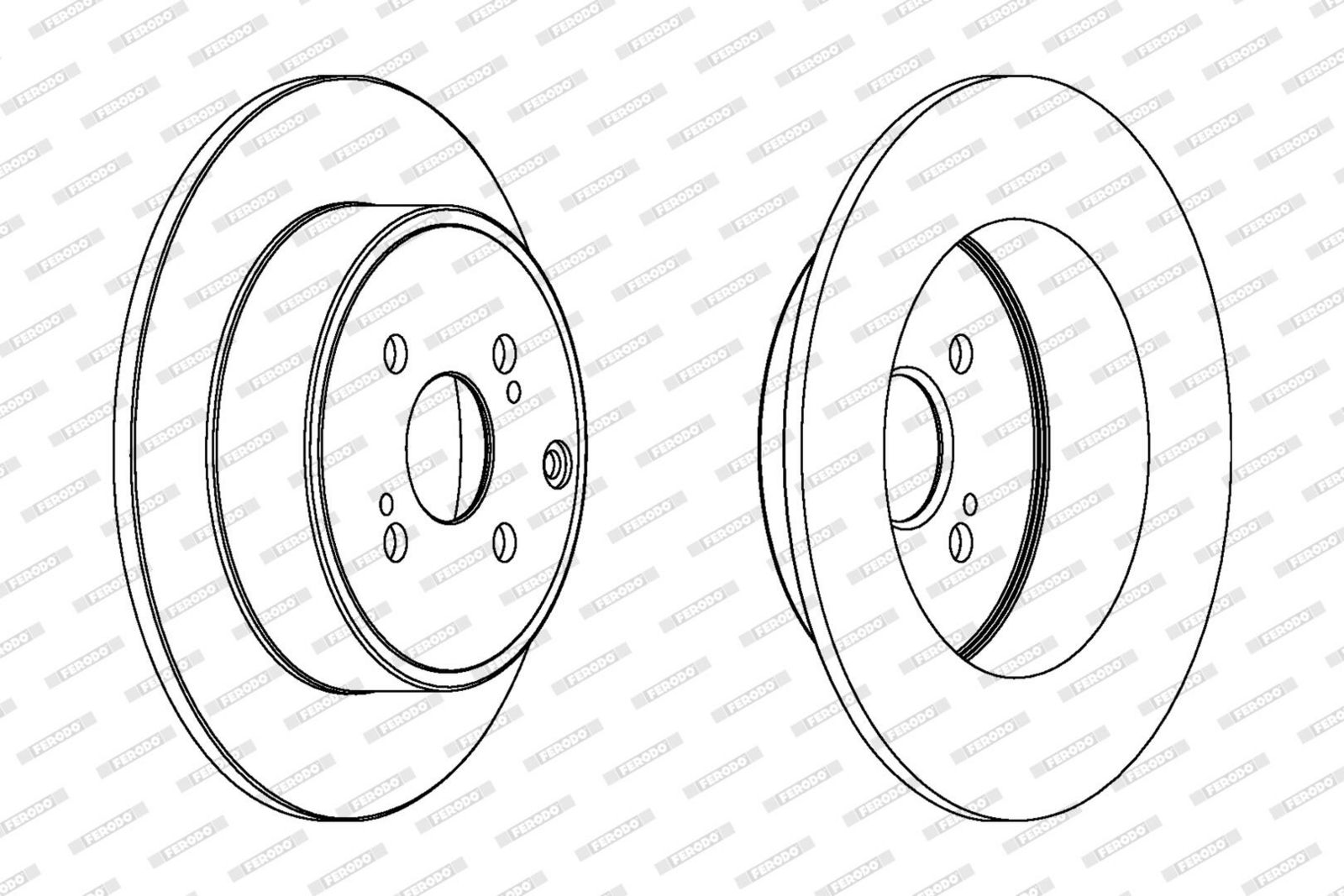 Disc frana FERODO DDF1421C