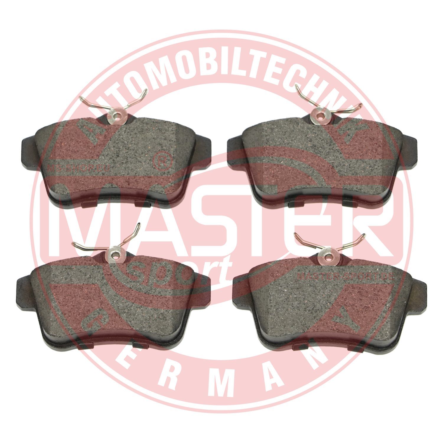 Zestaw klocków hamulcowych, hamulce tarczowe MASTER-SPORT GERMANY 13046027612T-SET-MS