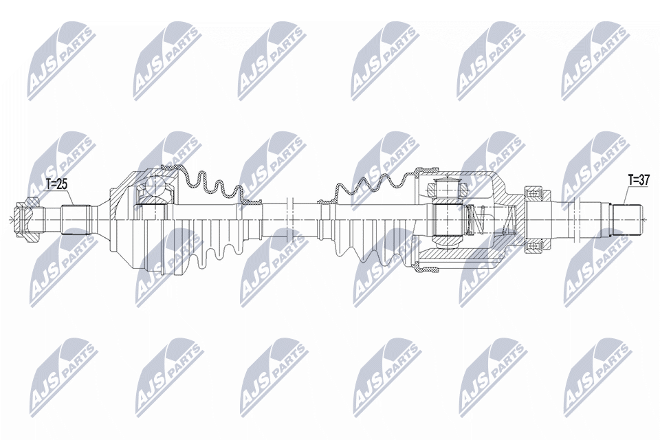 Wał napędowy NTY NPW-CT-155