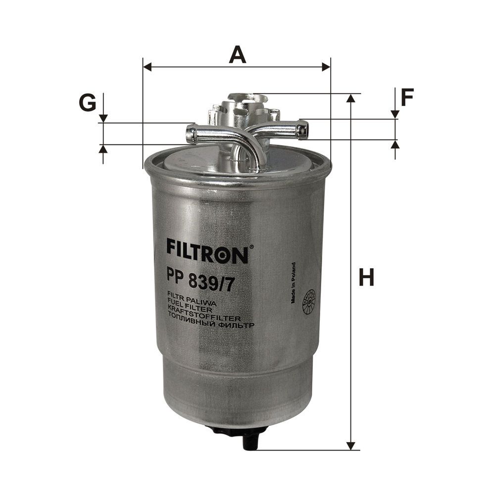 Levně Palivový filtr FILTRON PP 839/7