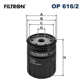 Olejový filtr FILTRON OP 616/2