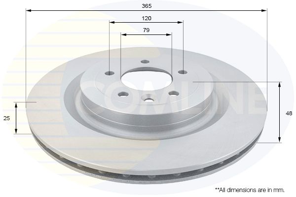 Tarcza hamulcowa COMLINE ADC1279V