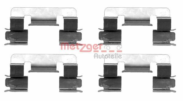 Set accesorii, placute frana METZGER 109-1293