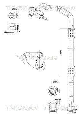 conducta presiune variabila,aer conditionat TRISCAN 9010 29050