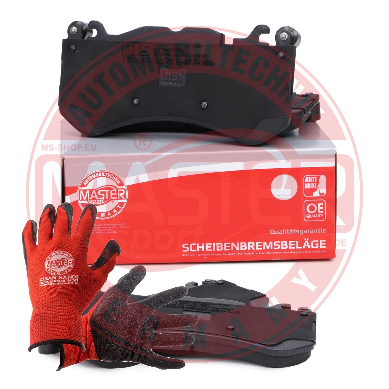 Zestaw klocków hamulcowych, hamulce tarczowe MASTER-SPORT GERMANY 13046048392N-SET-MSP