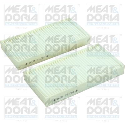 Filtr, wentylacja przestrzeni pasażerskiej MEAT & DORIA 17507-X2