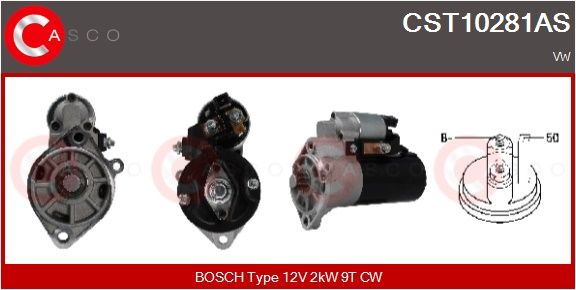 Levně Startér CASCO CST10281AS