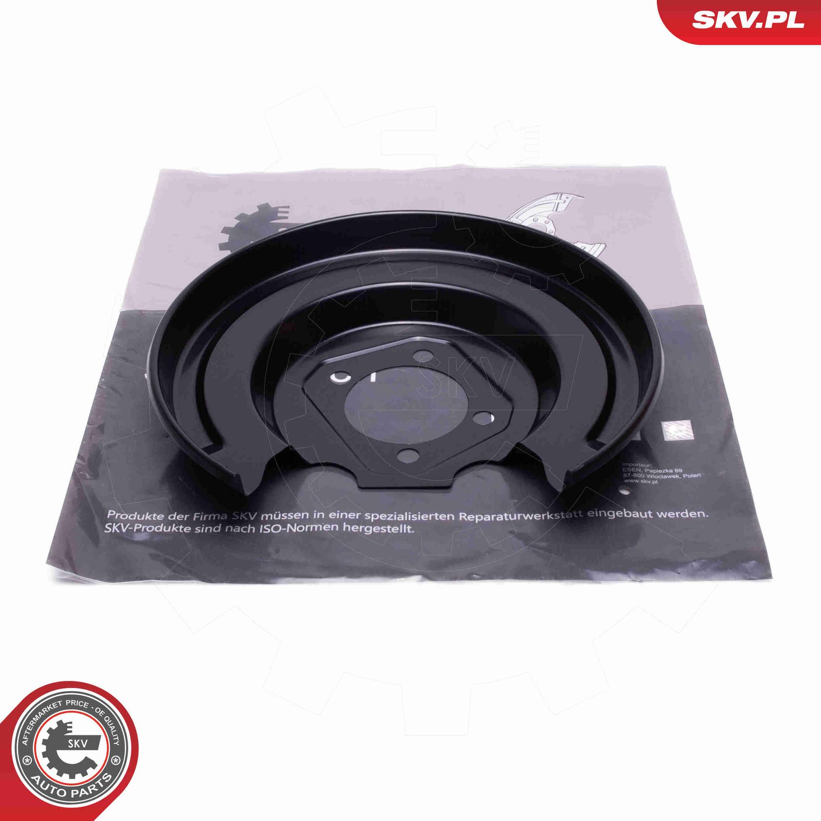 Отражатель, диск тормозного механизма