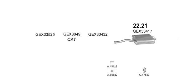 Układ wydechowy POLMO POLMO09212