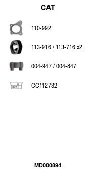 Katalizator FA1 6R0254502RX