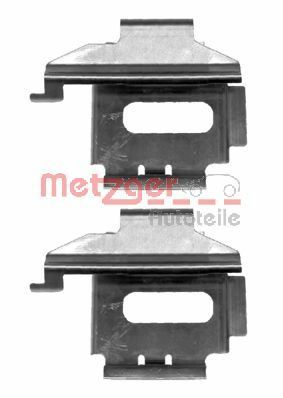 Set accesorii, placute frana METZGER 109-1282