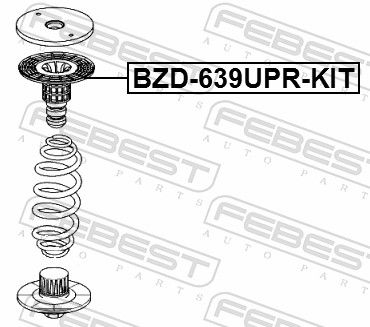 Levně Zarážka, odpružení FEBEST BZD-639UPR-KIT