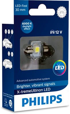 LED XTreme Ultinon 6000K 12V X1 12V 1W