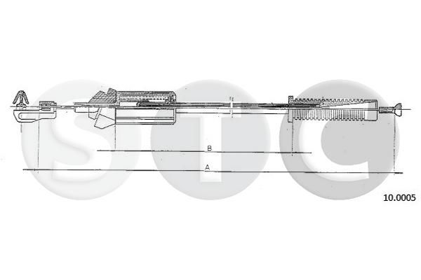 Linka gazu STC T480898