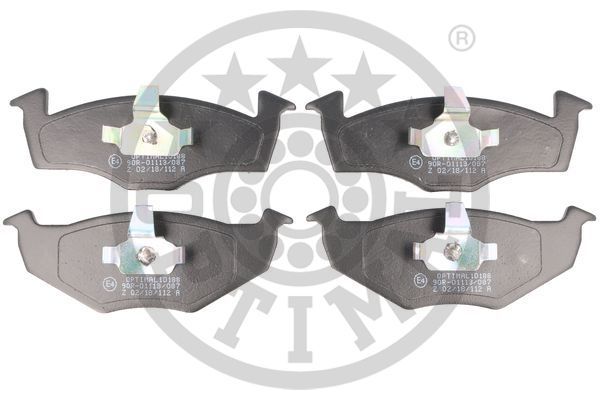 Zestaw klocków hamulcowych, hamulce tarczowe OPTIMAL BP-10188