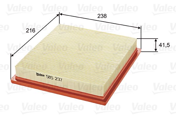 Vzduchový filter VALEO 585237