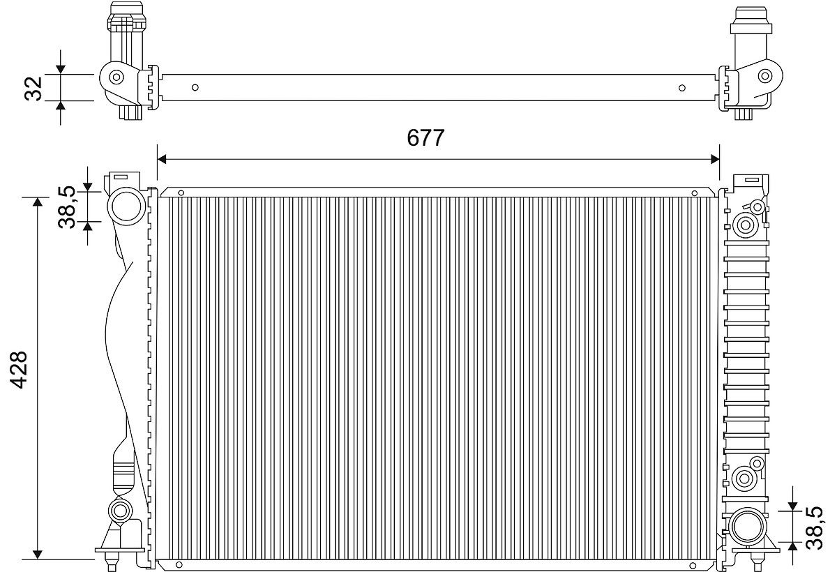 Radiateur, refroidissement du moteur