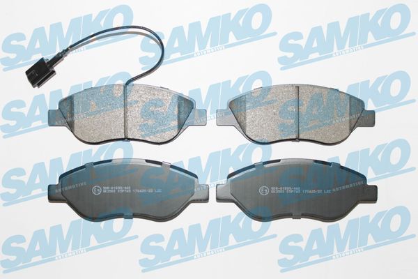 Sada brzdových destiček, kotoučová brzda SAMKO 5SP765