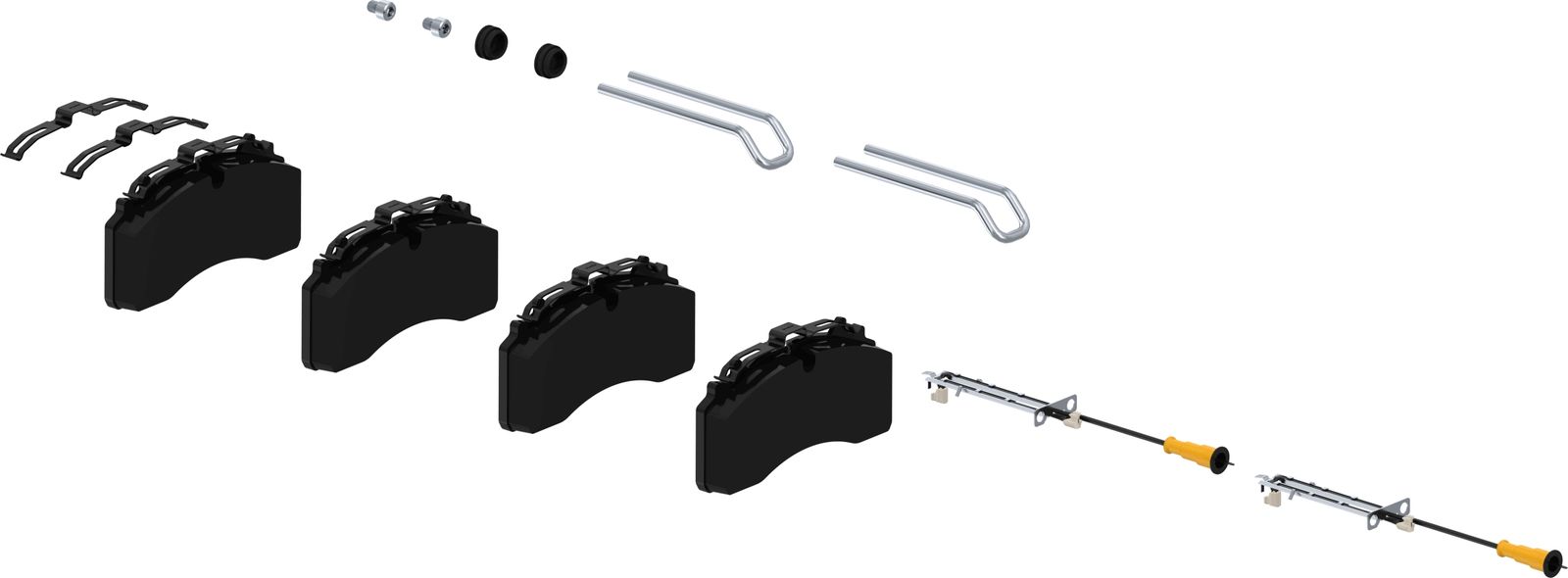 set placute frana,frana disc WABCO 6403229592