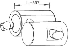 Toba esapament finala DINEX 28462