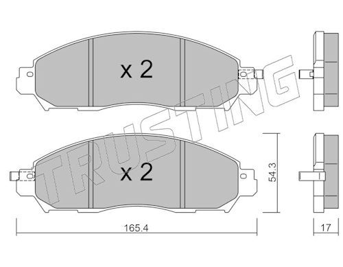 Piduriklotsi komplekt,ketaspidur