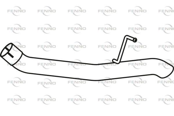 Rura wydechowa FENNO P23033