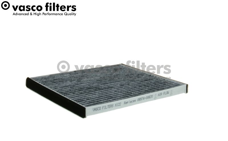 Filtr, wentylacja przestrzeni pasażerskiej DAVID VASCO X122