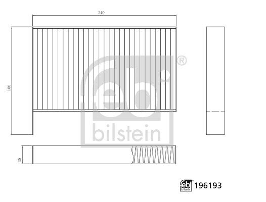 Filtru, aer habitaclu FEBI BILSTEIN 196193