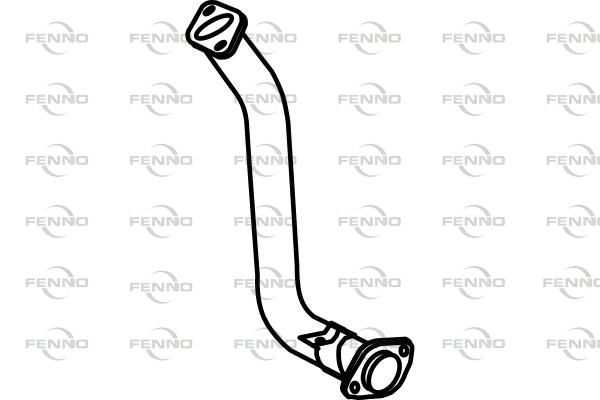 Rura wydechowa FENNO P3989