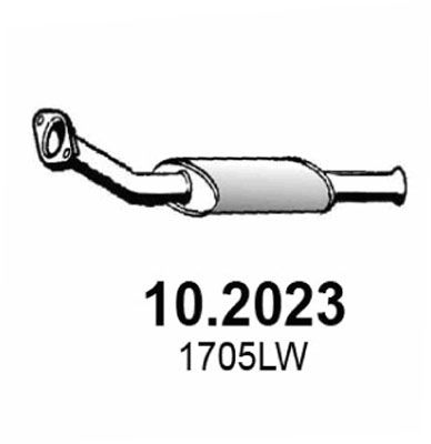 Tłumik przedni ASSO 10.2023