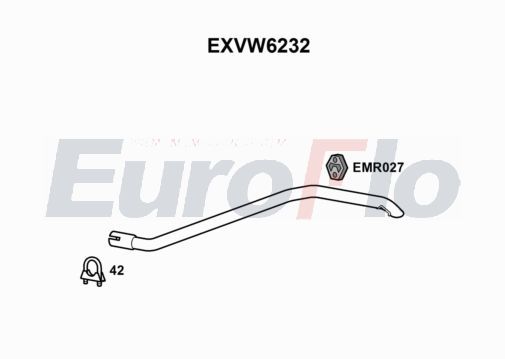 Zestaw tłumików, tłumik końcowy EUROFLO 1S0253681M